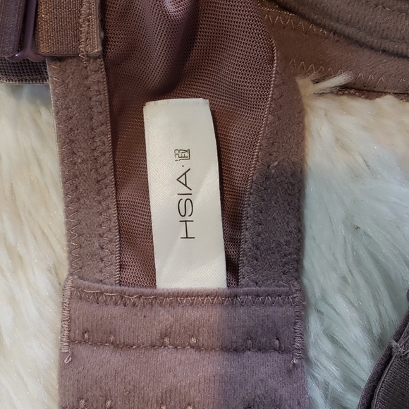 Hsia lace bra, women's size 34D purple sheer - Picture 5 of 6